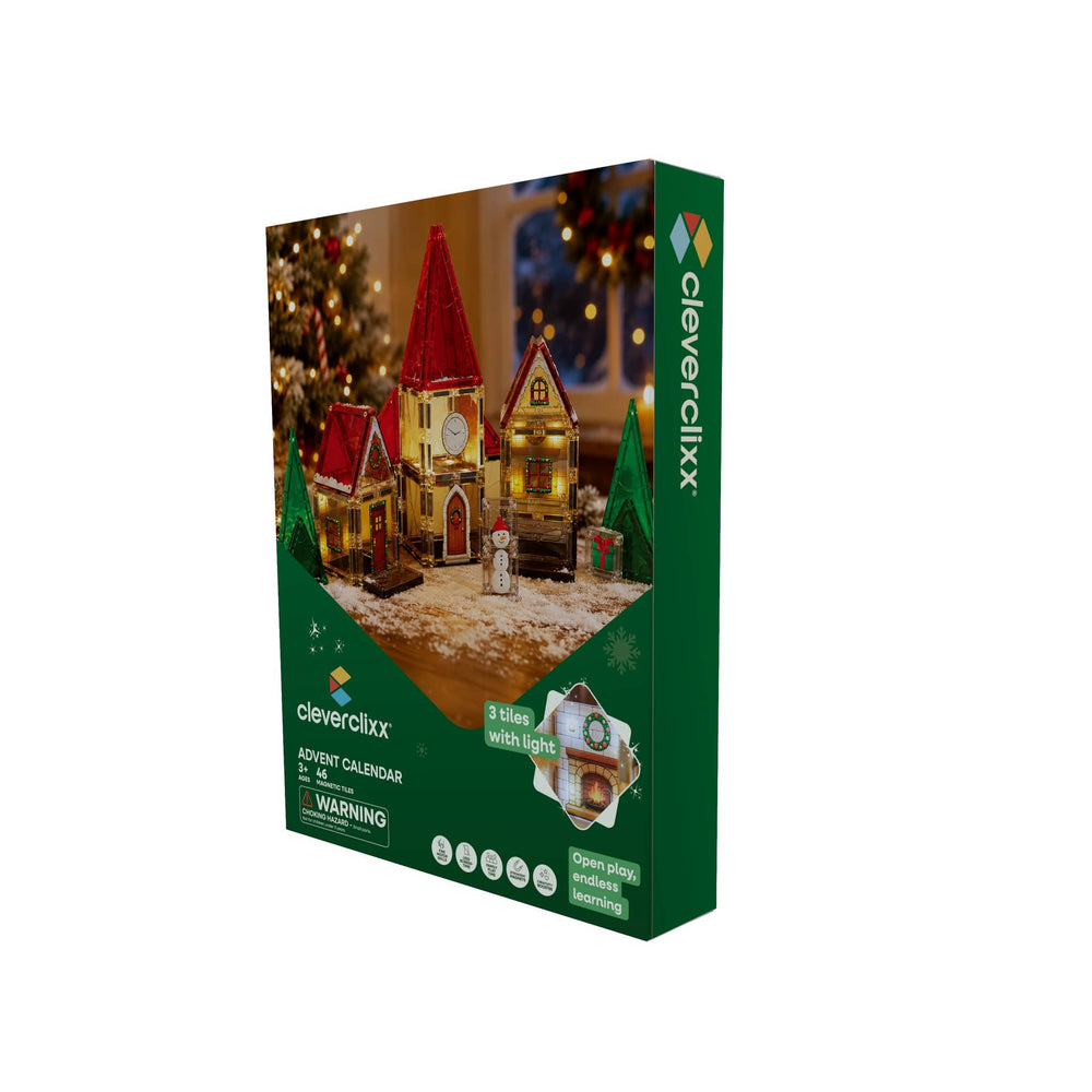 Cleverclixx Advent Calendar Cleverclixx Christmas Village Advent Calendar - 46 Pieces