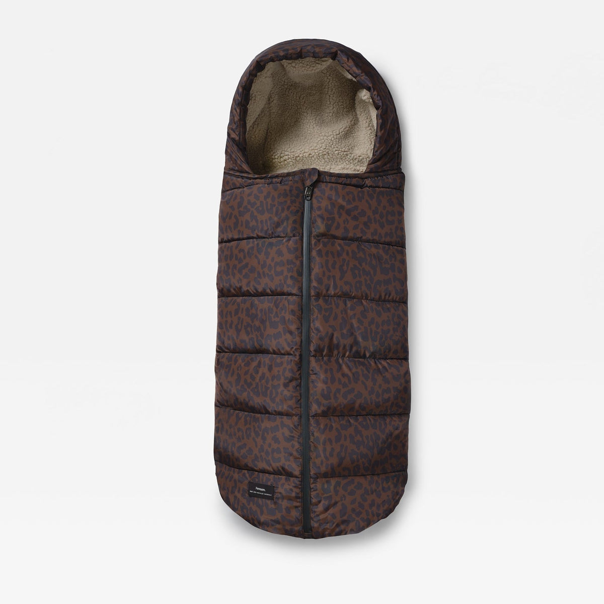 Finnson Alma Universal Quilted Footmuff - Chocolate Leopard