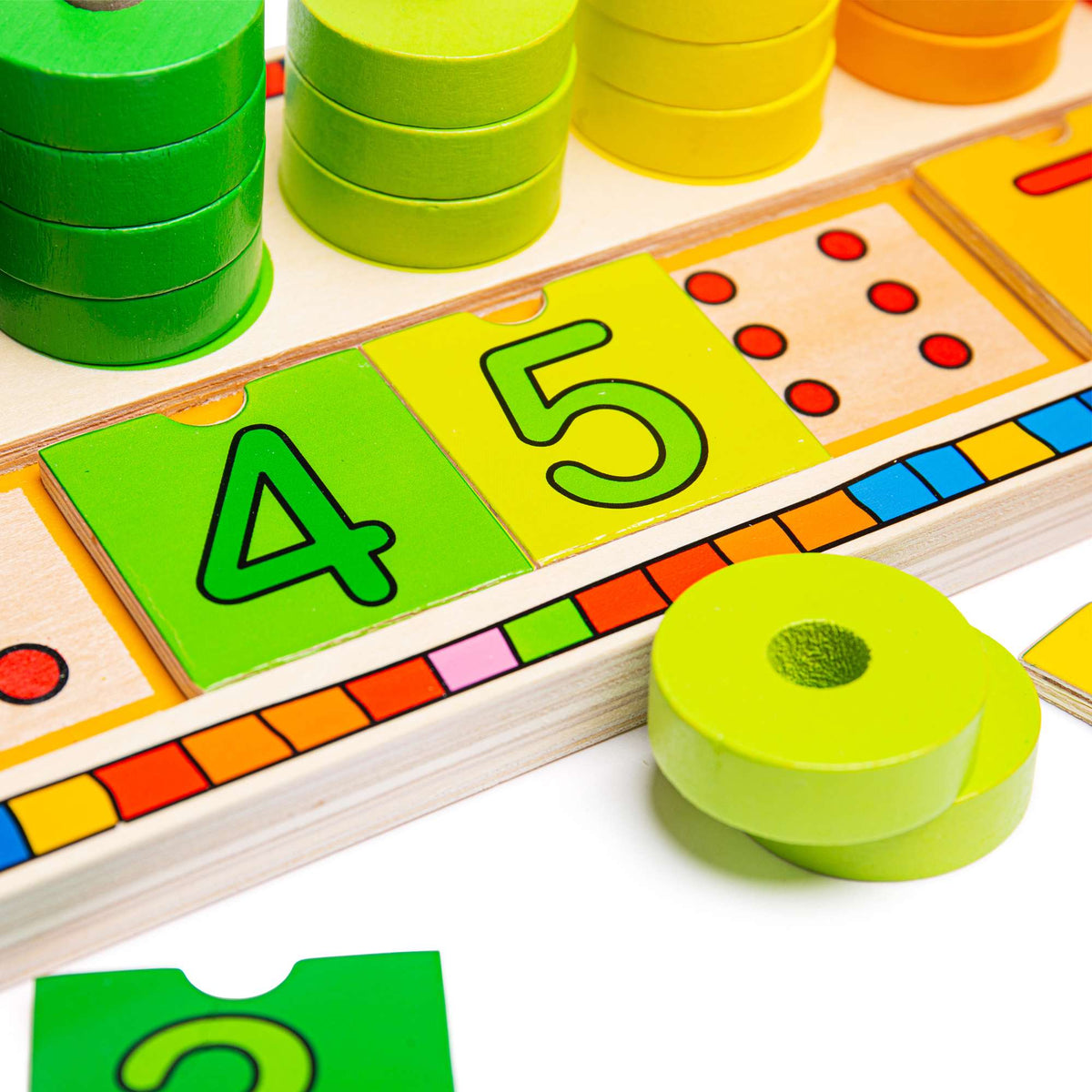 Bigjigs Toys Learn to Count Wooden Maths Puzzle