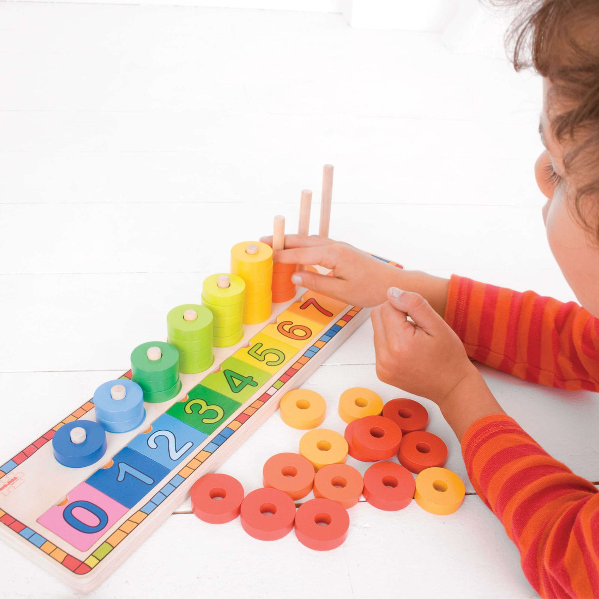 Bigjigs Toys Learn to Count Wooden Maths Puzzle