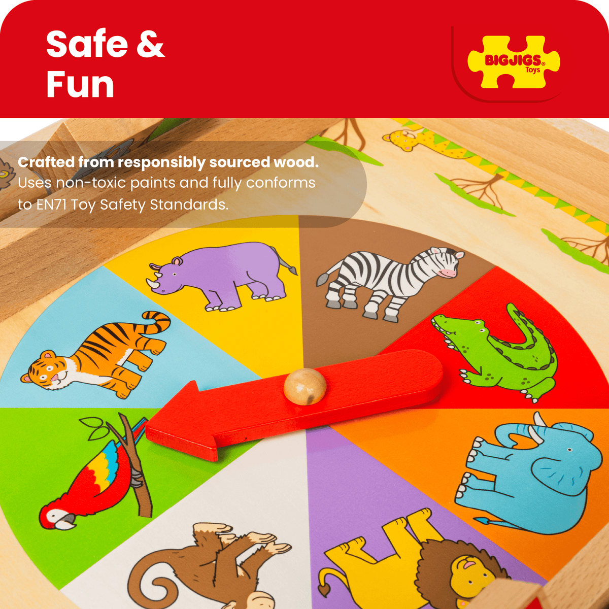 Bigjigs Toys Animal Shut the Box Game - image 4