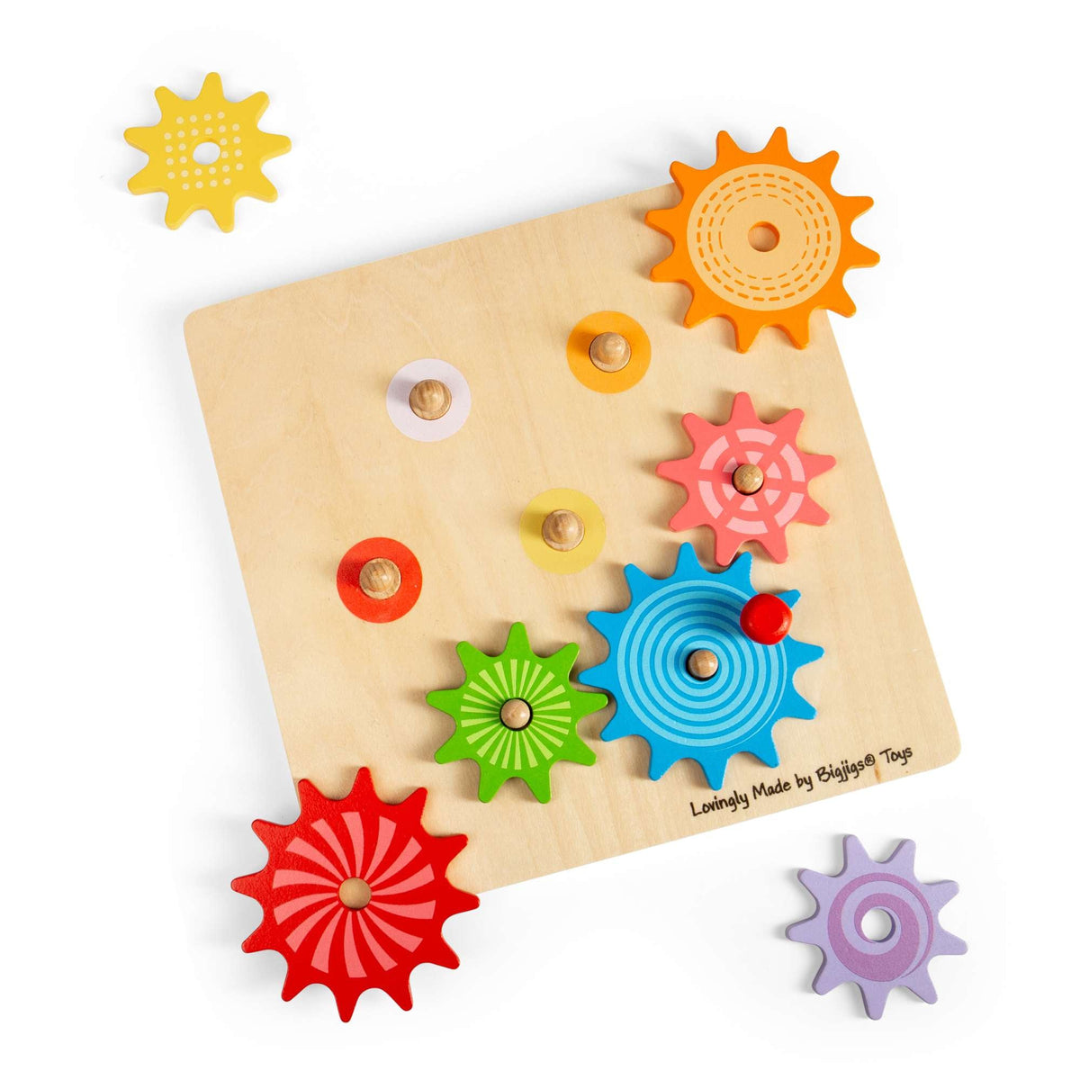 Bigjigs Toys Wooden Cog Puzzle