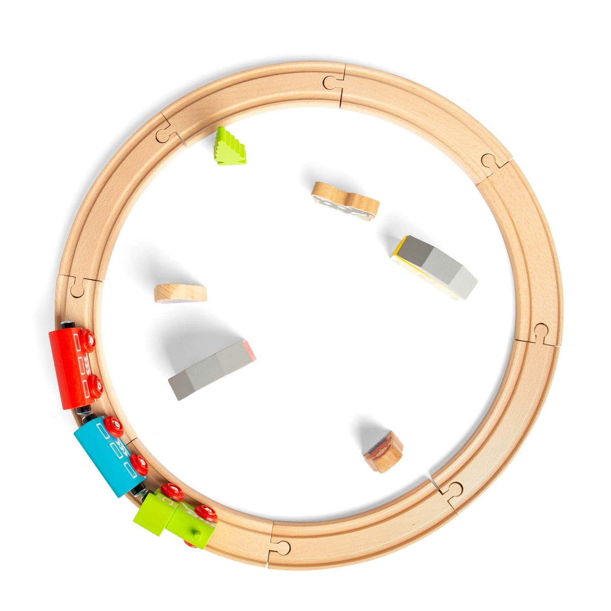 Bigjigs Rail My First Wooden Train Set - 20 Pieces - image 2
