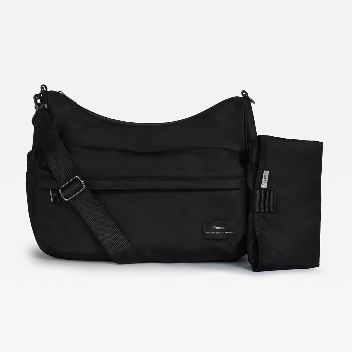 Finnson Clara Changing Bag with Changing Mat - Black