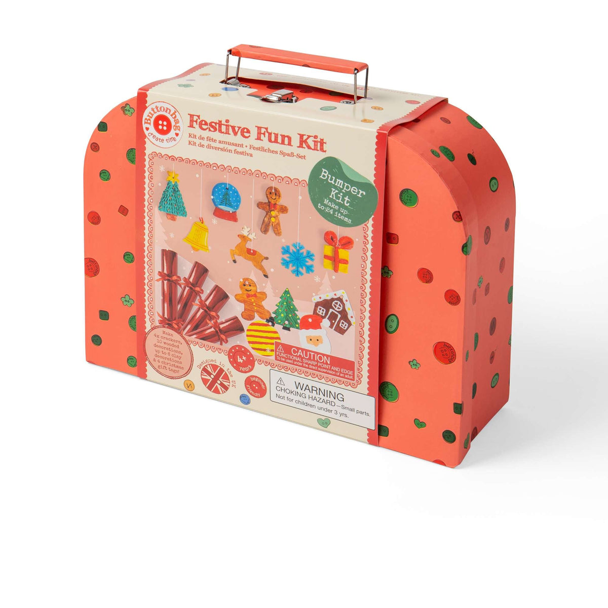 Buttonbag Festive Fun Christmas Decorations Craft Kit