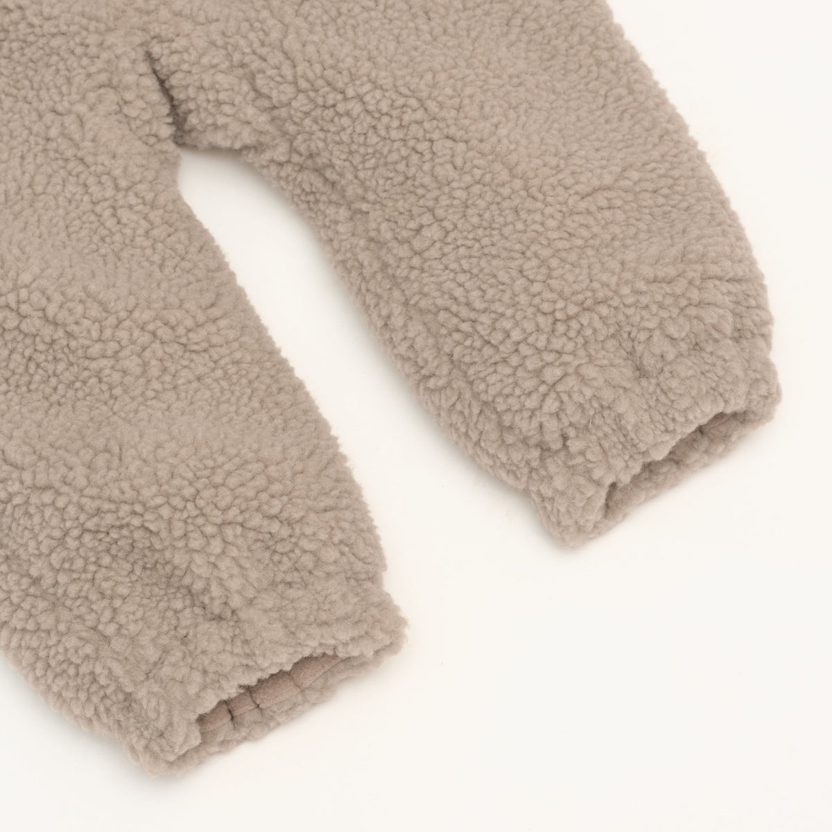Finnson Alf Teddy Borg Pramsuit - Beige (Footless)