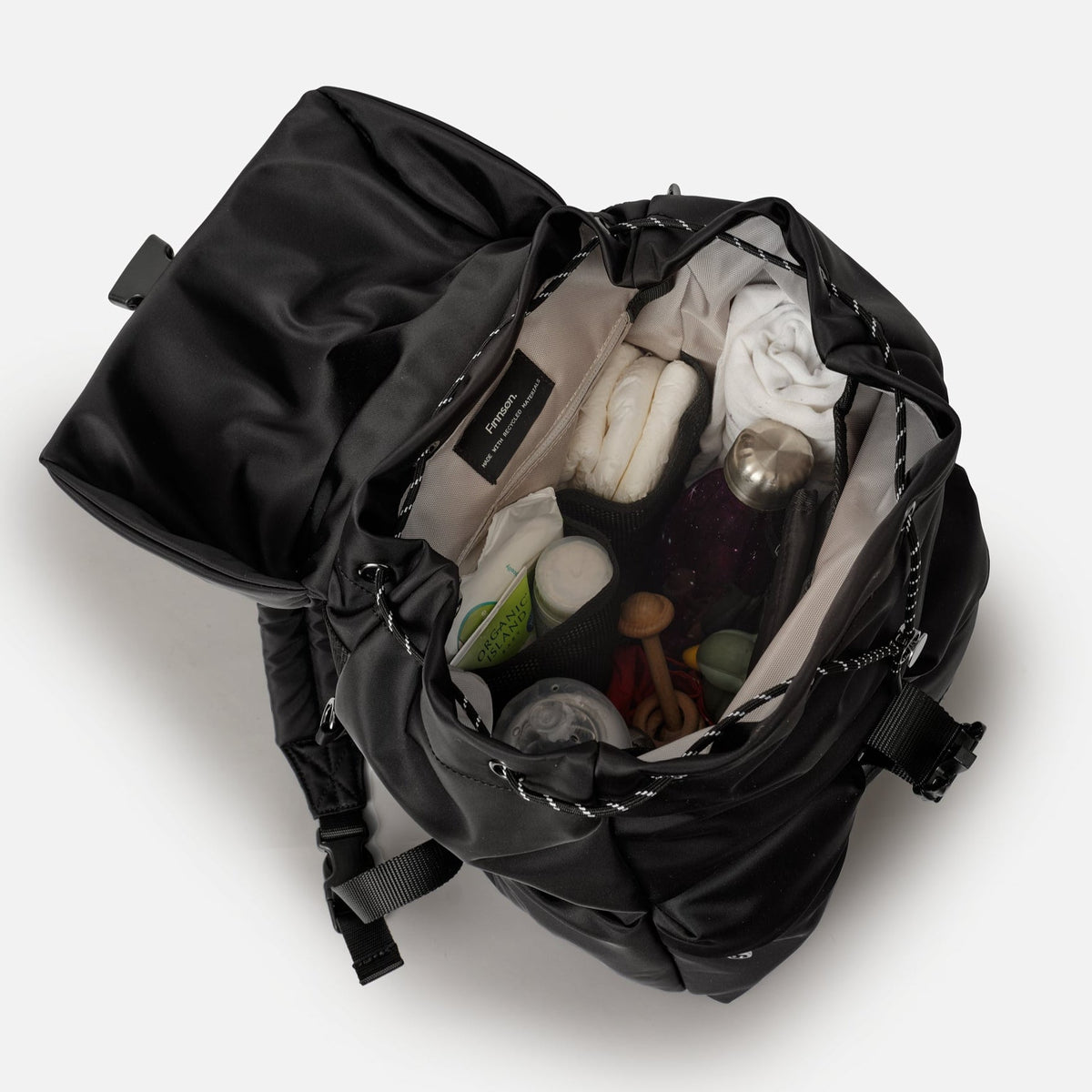 Finnson Elise Changing Backpack with Changing Mat - Black