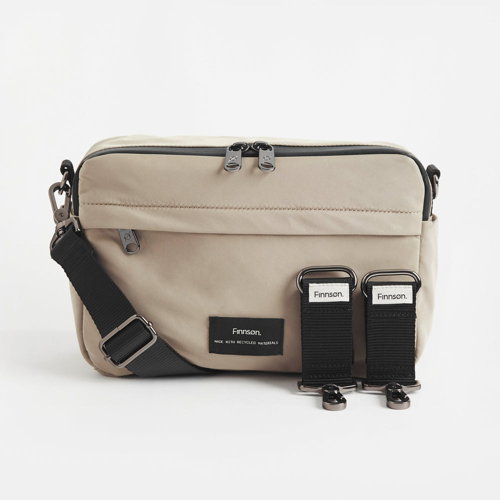 Finnson Frida Stroller Organiser with Clips - Taupe