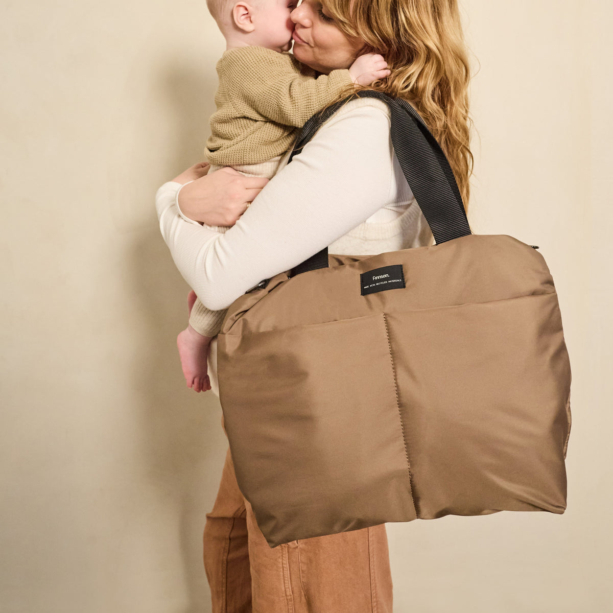 Finnson Sigrid Changing Bag with Changing Mat - Mocha