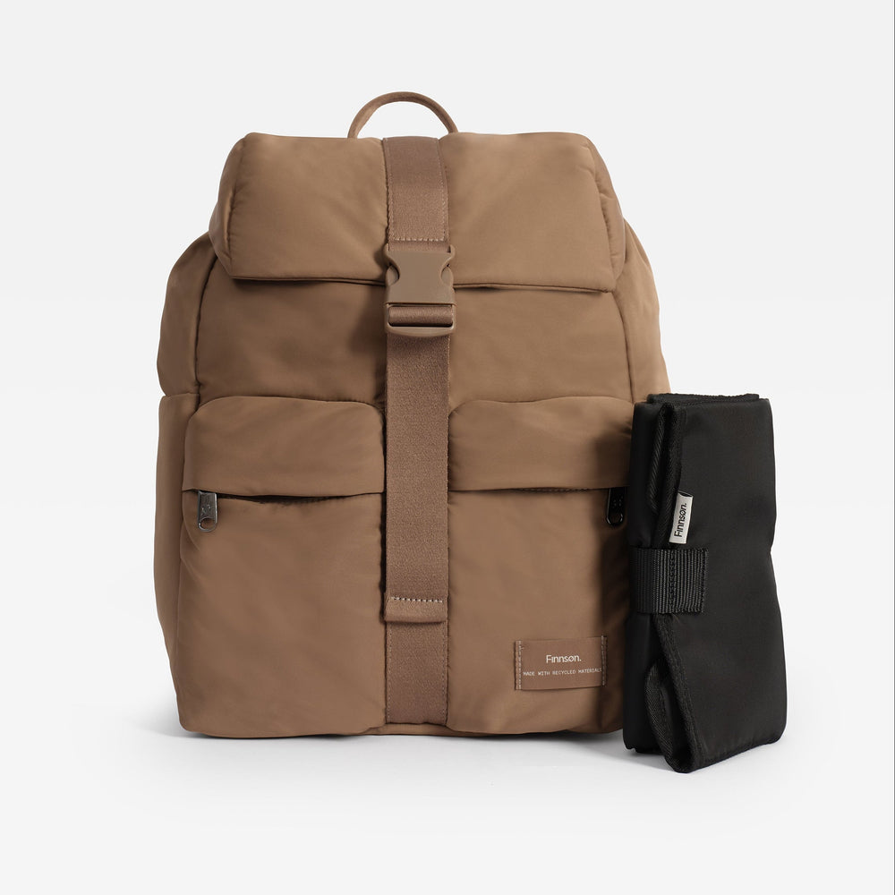 Finnson Elise Changing Backpack with Changing Mat - Mocha