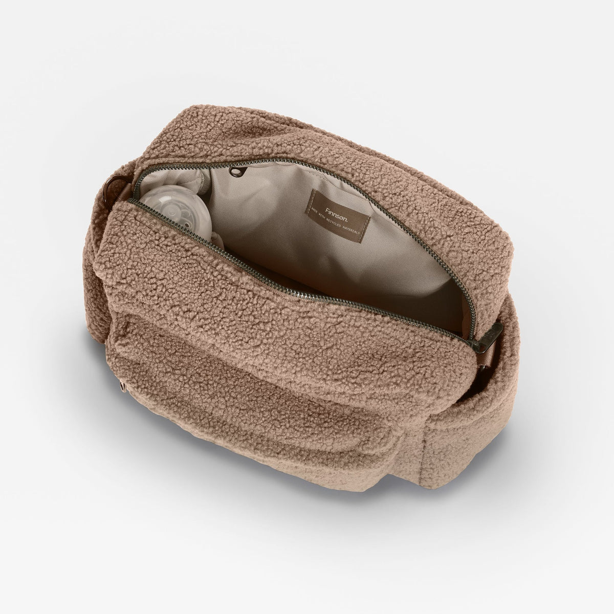 Finnson Freya Oversized Stroller Organiser with Clips - Mocha Borg