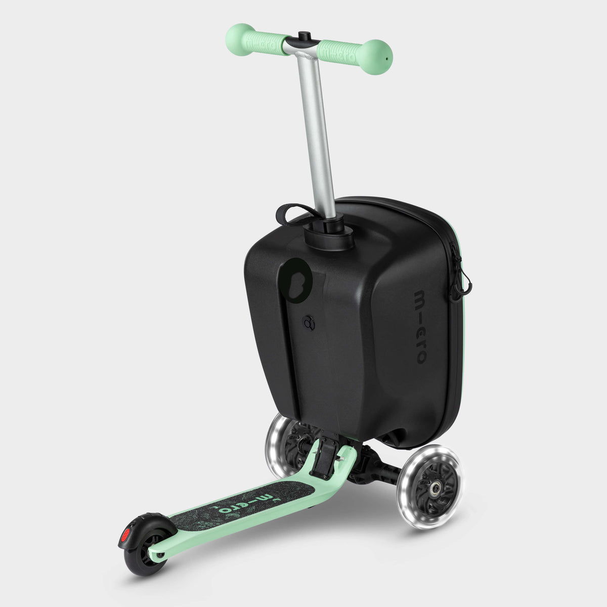 Micro Mini Micro LED Luggage Scooter - Mint