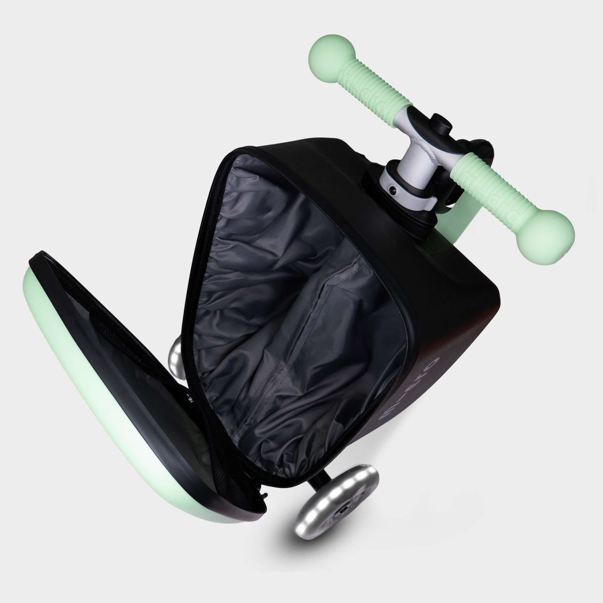 Micro Mini Micro LED Luggage Scooter - Mint