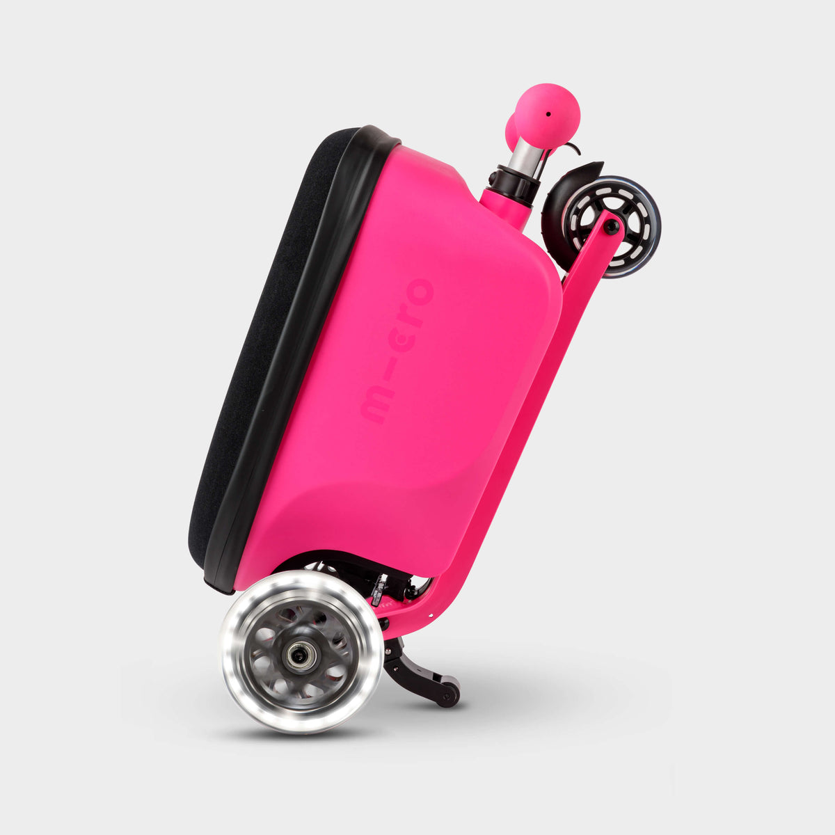 Micro Mini Micro LED Luggage Scooter - Pink