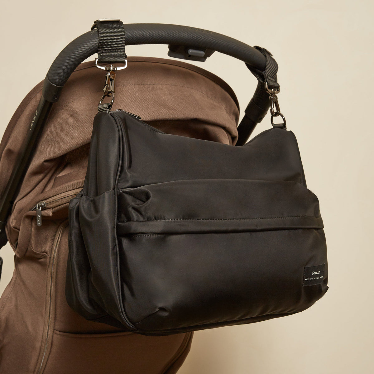 Finnson Clara Changing Bag with Changing Mat - Black