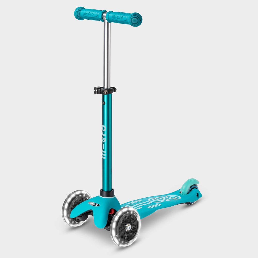 Micro Mini Micro Deluxe LED Scooter - Aqua