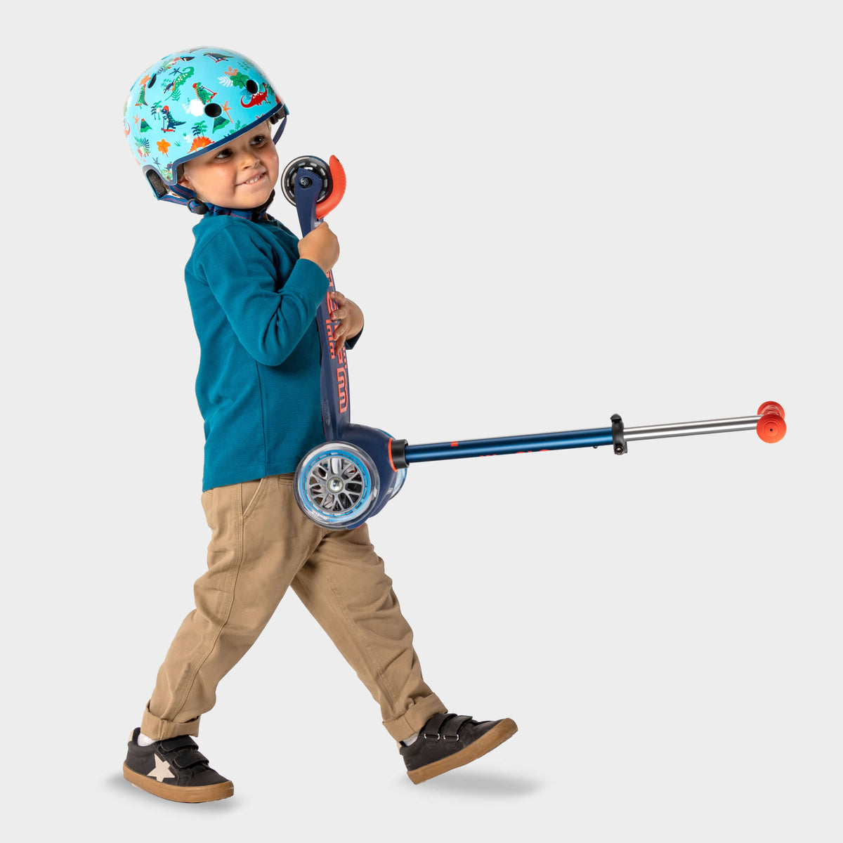 Micro Mini Micro Deluxe LED Scooter - Navy