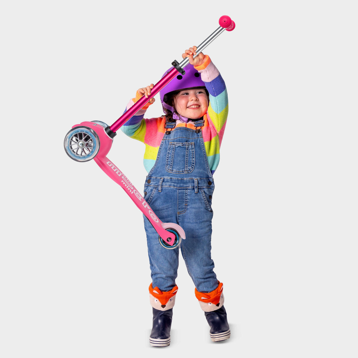 Micro Mini Micro Deluxe LED Scooter - Pink