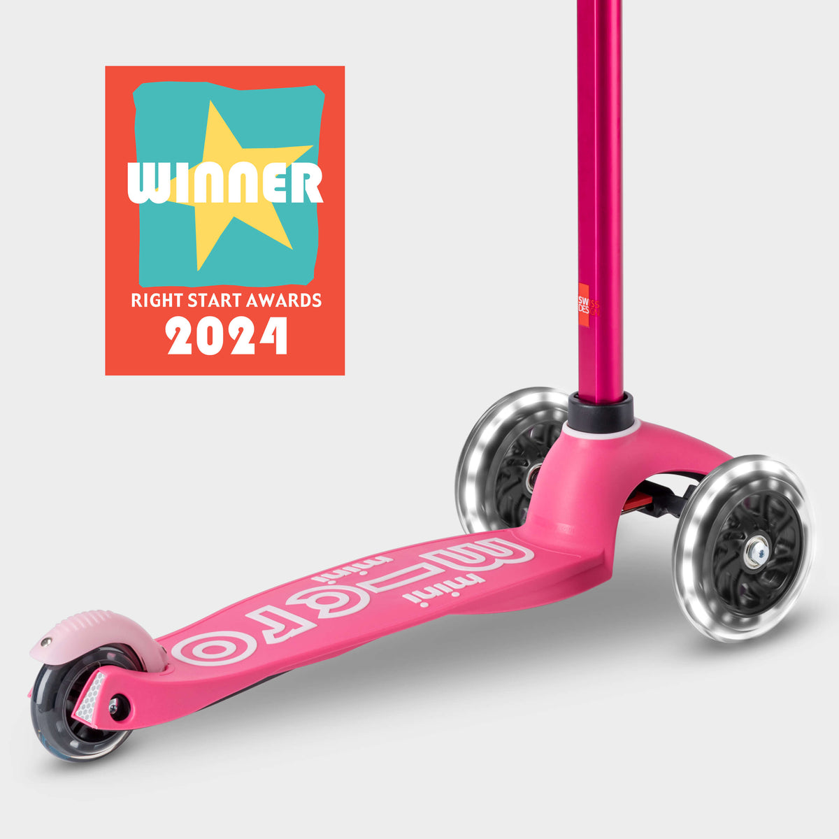 Micro Mini Micro Deluxe LED Scooter - Pink