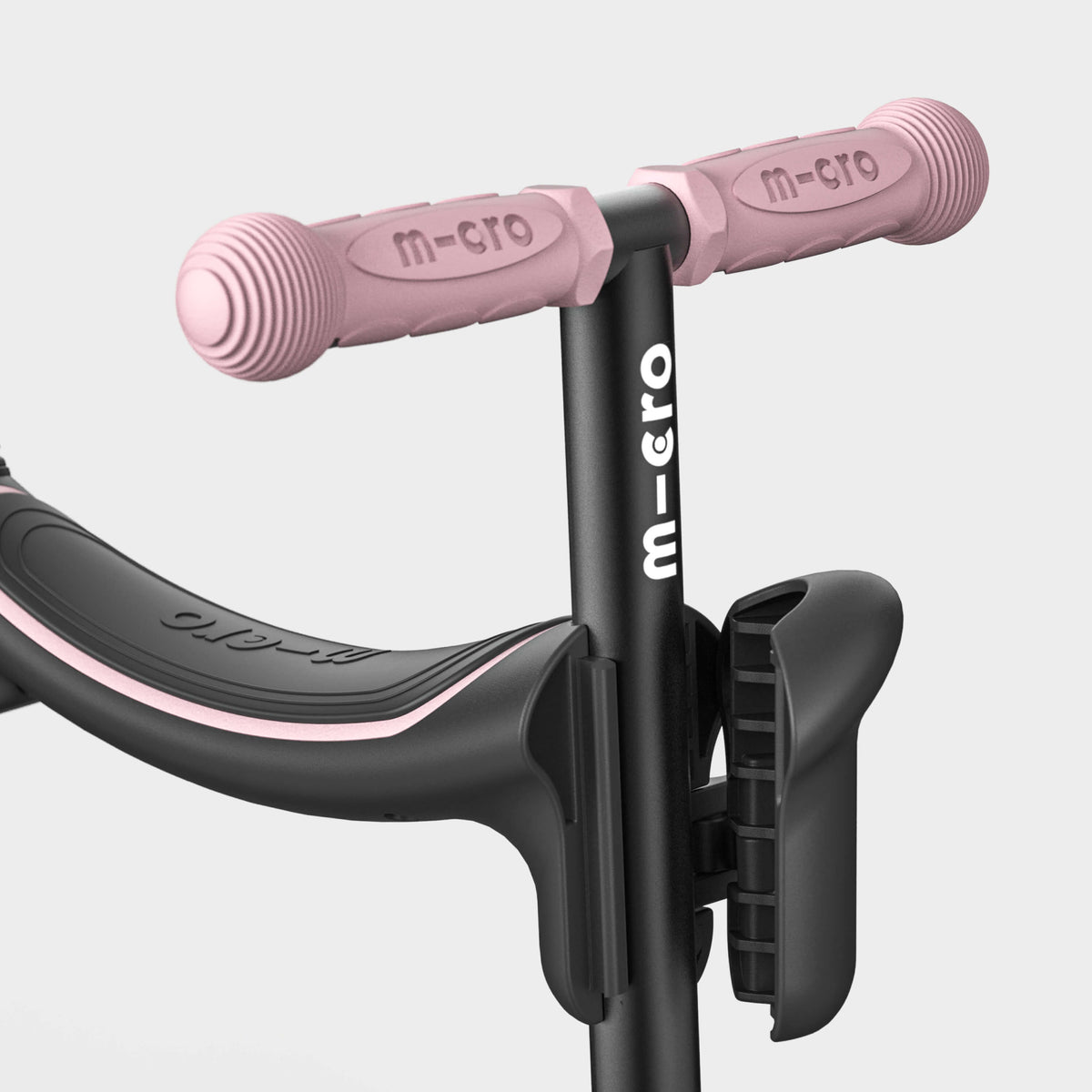 Micro Mini2Grow Deluxe LED Scooter with Seat - Rose Pink