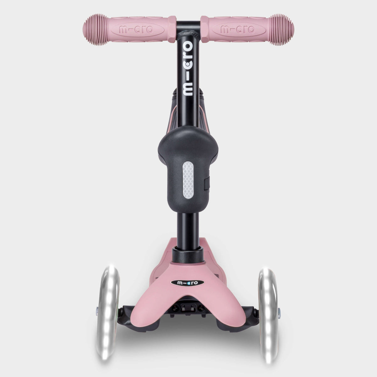 Micro Mini2Grow Deluxe LED Scooter with Seat - Rose Pink
