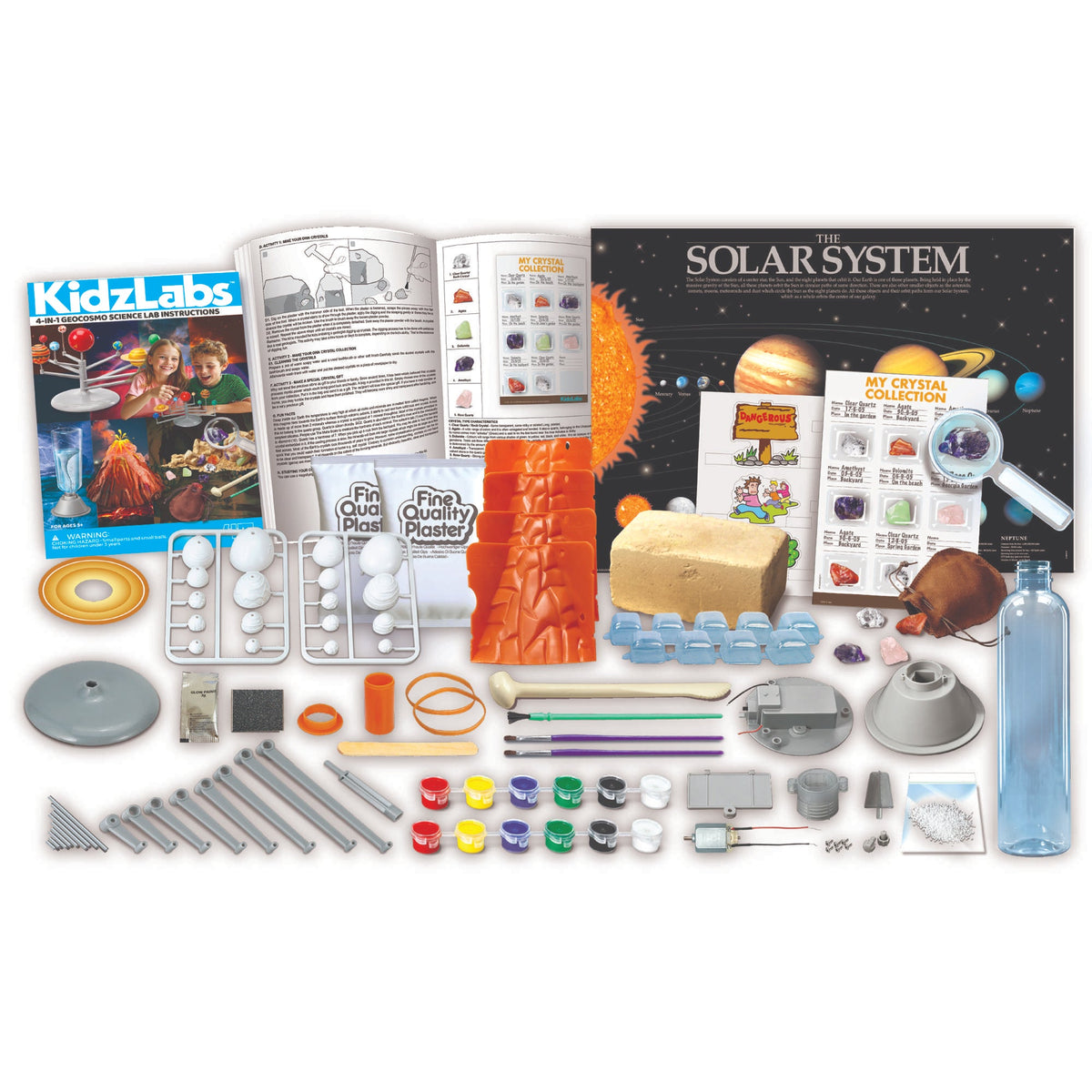 4M KidzLabs Mega Earth Science Kit - 4-in-1