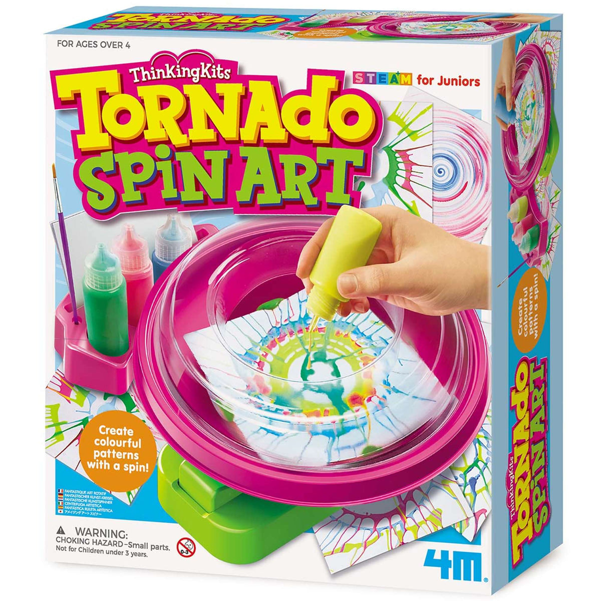 4M Thinking Kits Tornado Spin Art