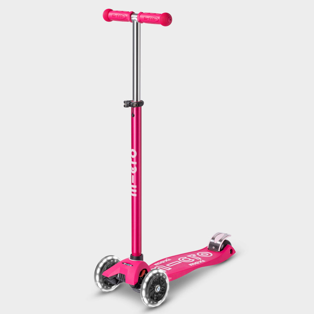Micro Maxi Micro Deluxe LED Scooter - Pink