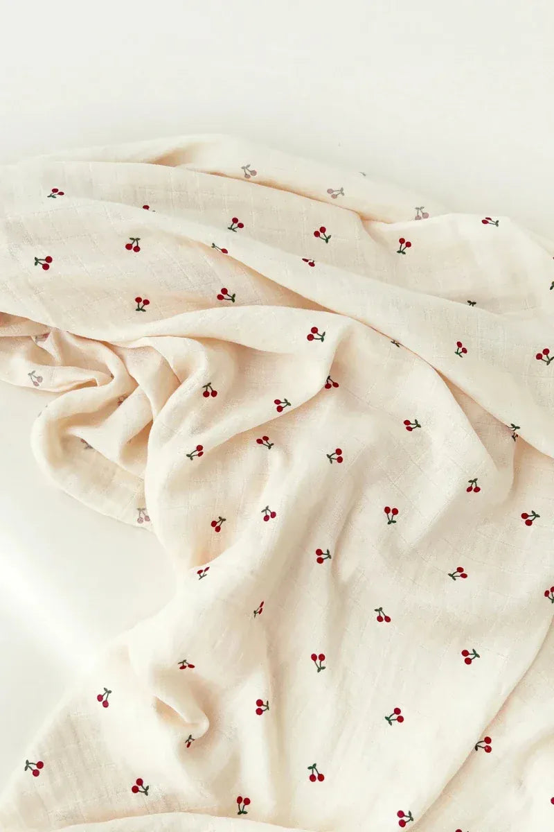 Cozy Crew Club Blankets The Cherry Muslin Blanket Swaddle