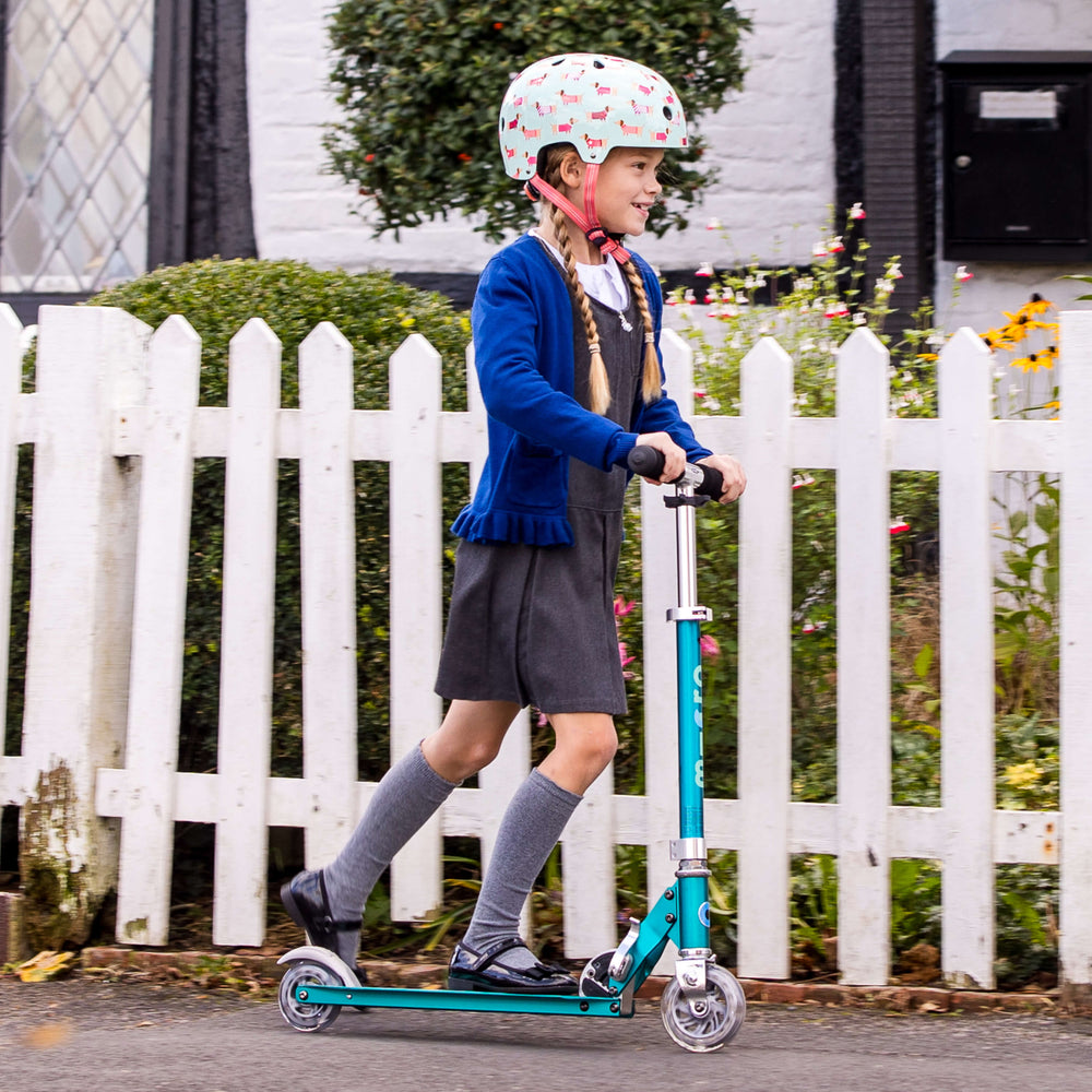 Micro Sprite LED Scooter - Aqua