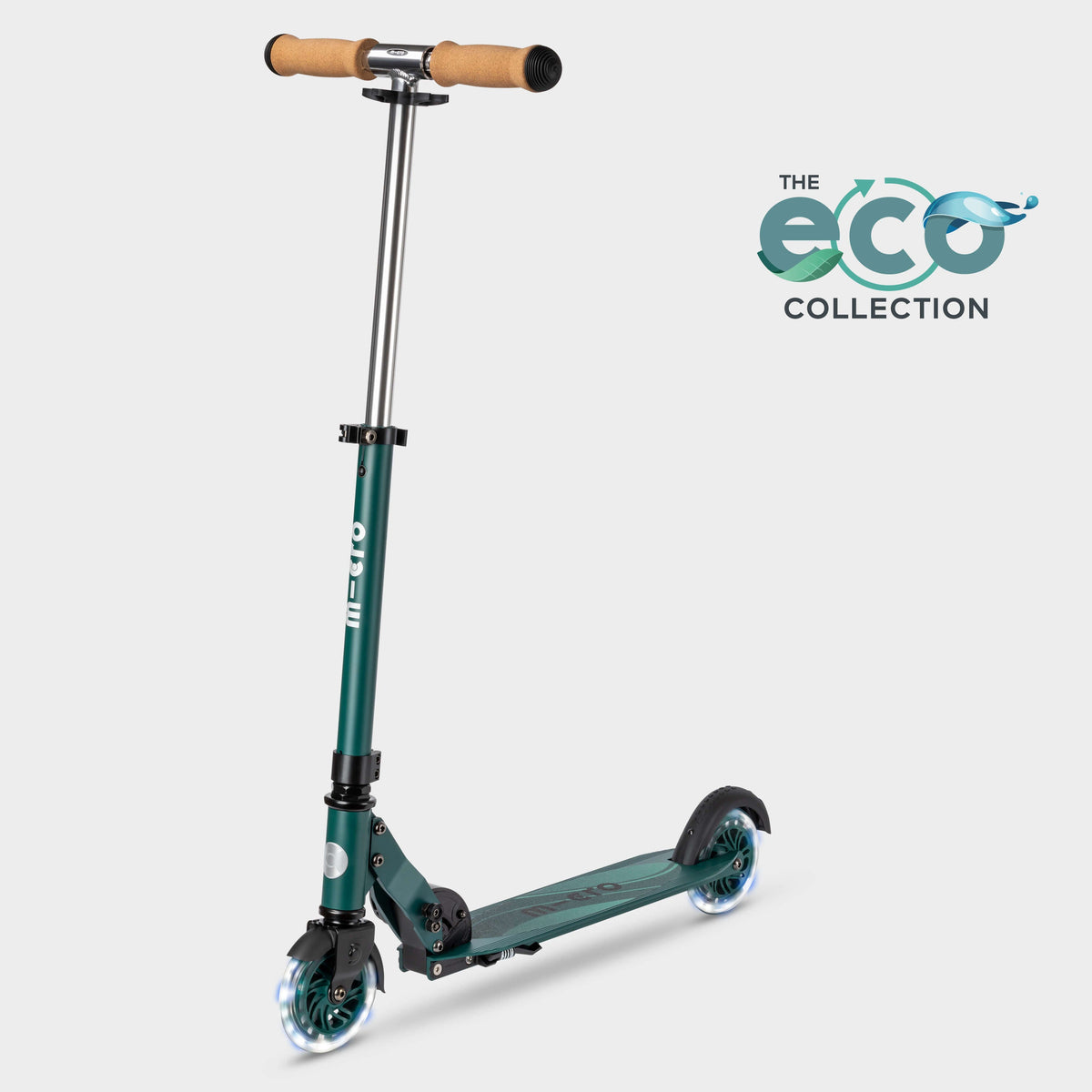 Micro Recycled Sprite LED Scooter - Green