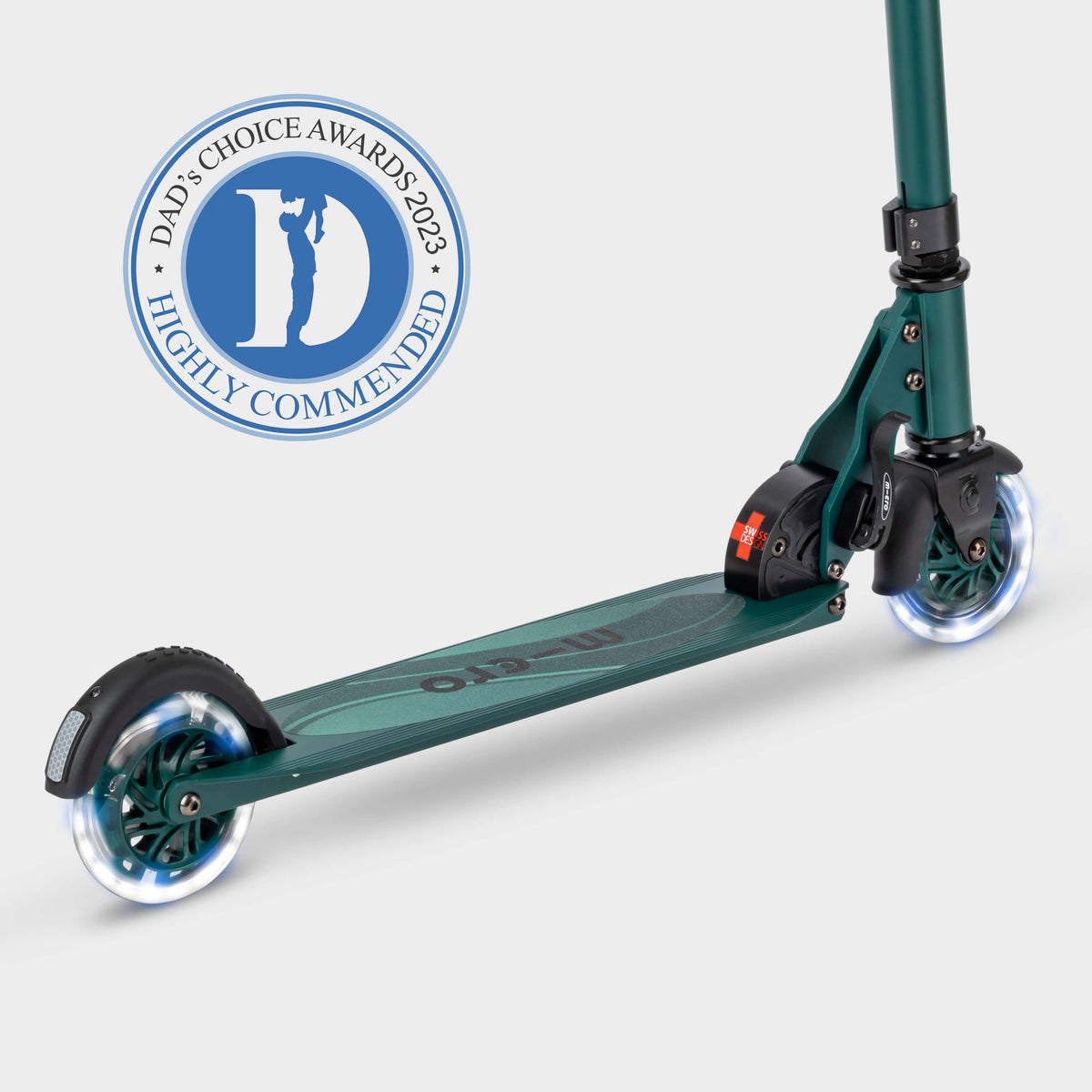 Micro Recycled Sprite LED Scooter - Green