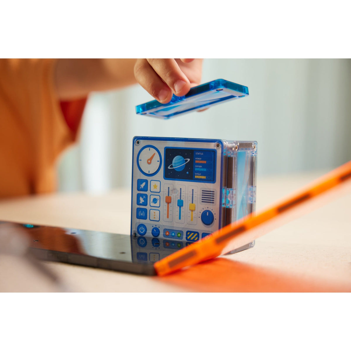 Cleverclixx Space Mission Pack - 47 Pieces – lifestyle and detail photo