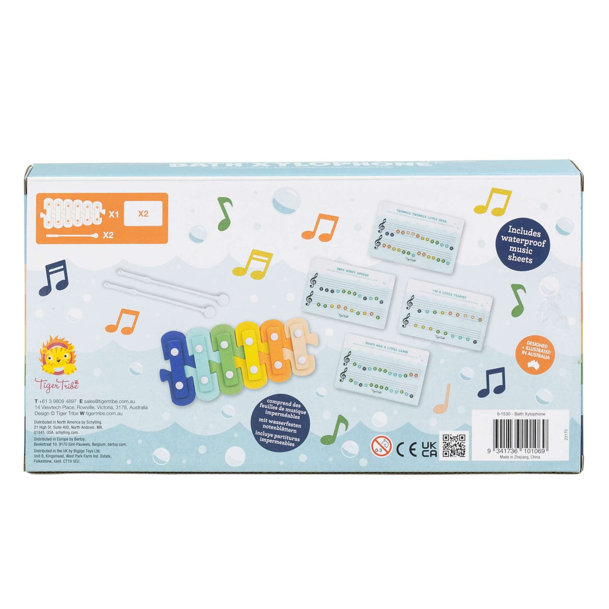 Tiger Tribe Floating Bath Xylophone