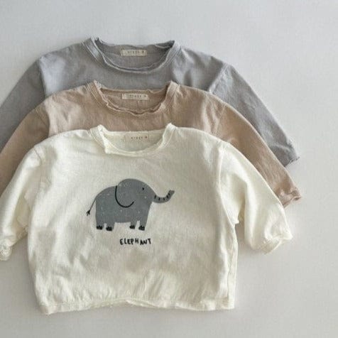 Anggo T-Shirt Unisex Elephant T-shirt (Beige)