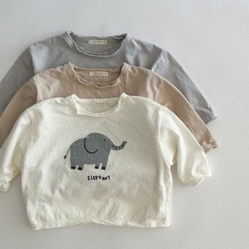 Anggo T-Shirt Unisex Elephant T-shirt (Cream)