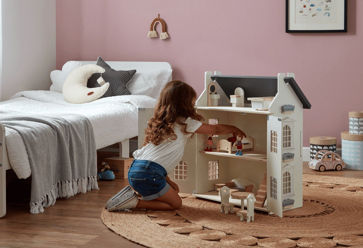 Hooga Playroom Noble wooden dolls house