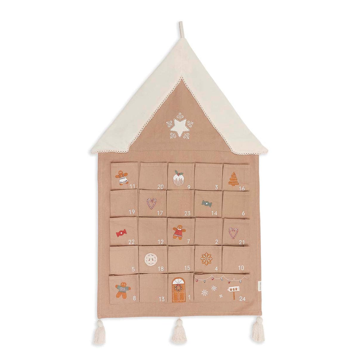Avery Row Christmas Advent Calendar (Gingerbread House)