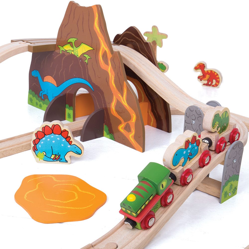 Bigjigs Rail Bigjigs Rail Dinosaur Train Set