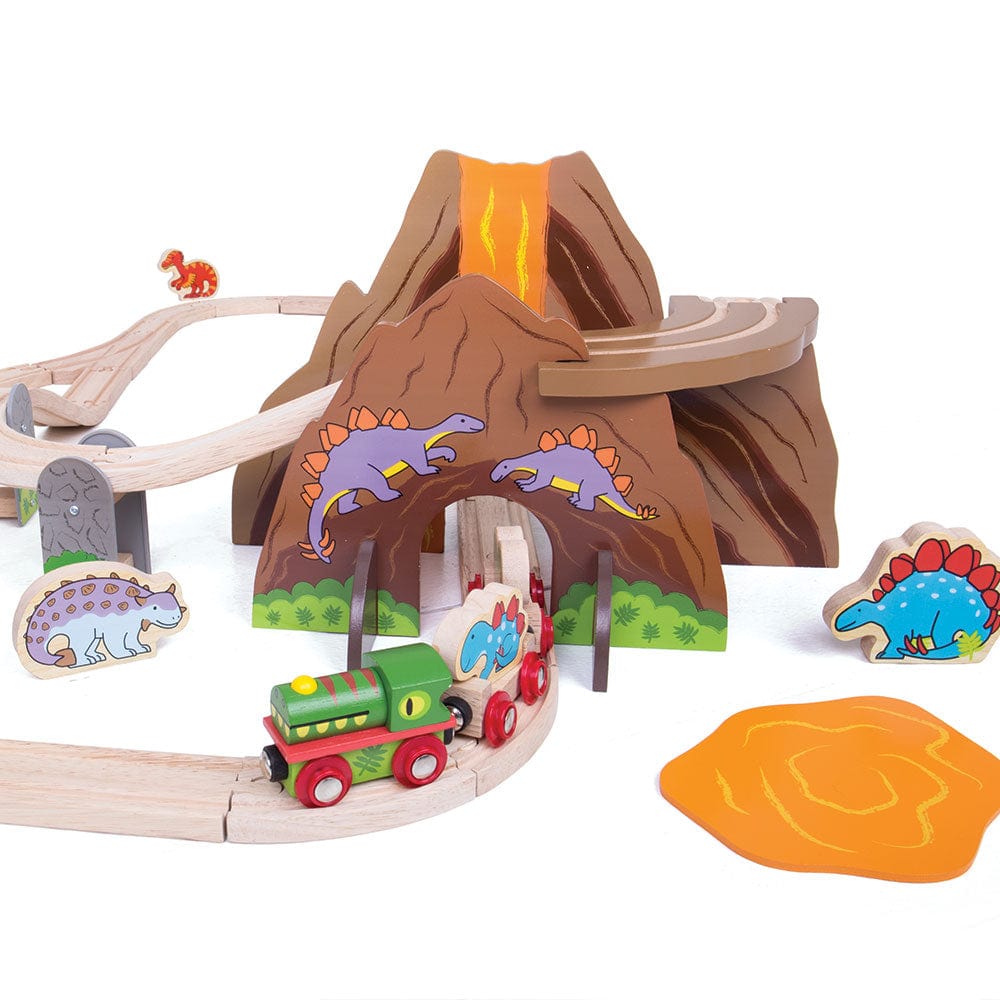 Bigjigs Rail Bigjigs Rail Dinosaur Train Set