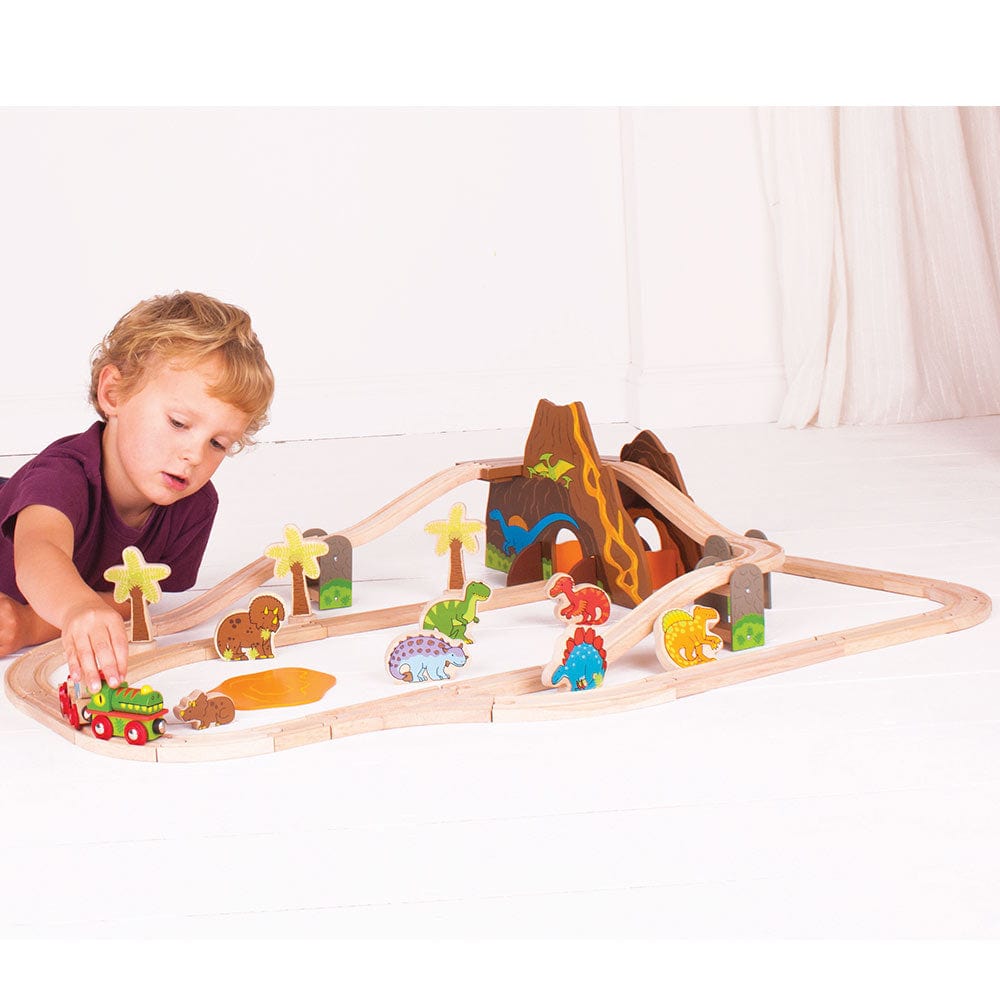 Bigjigs Rail Bigjigs Rail Dinosaur Train Set