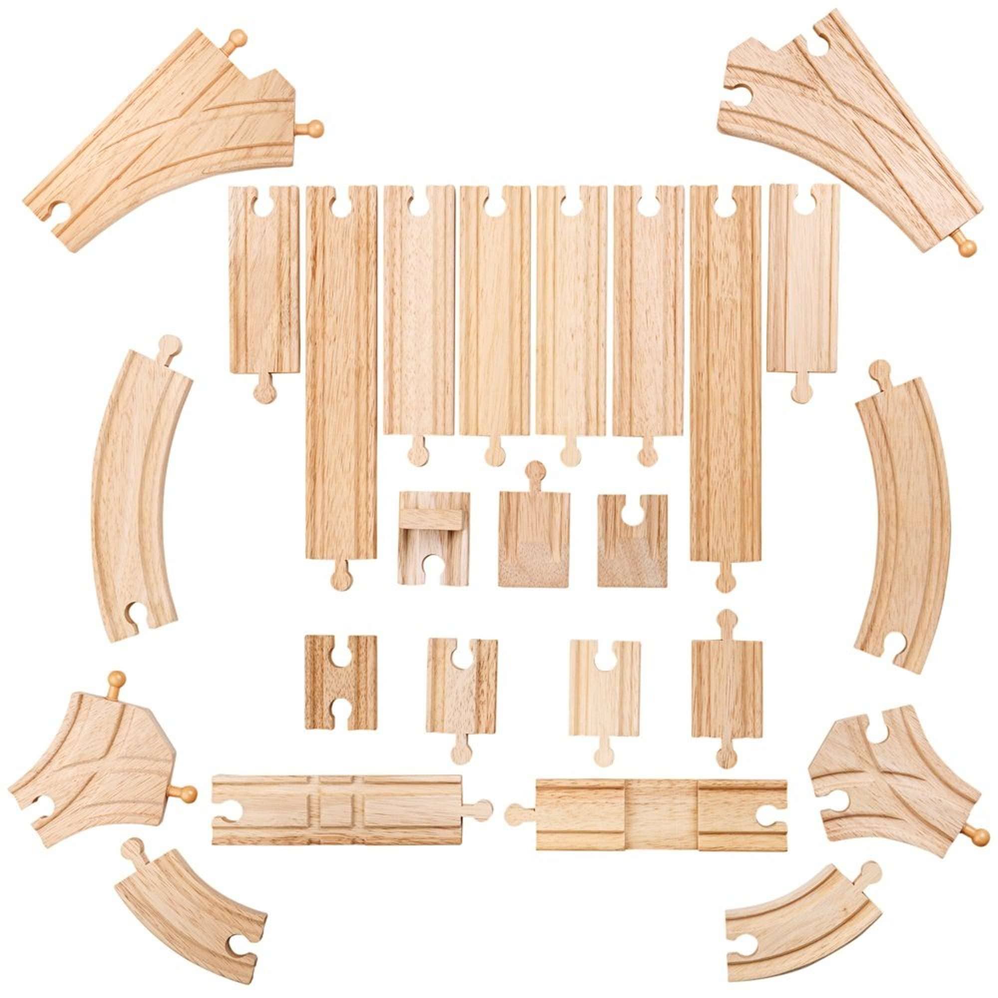 Bigjigs Rail Bigjigs Rail Low Level Track Expansion Pack