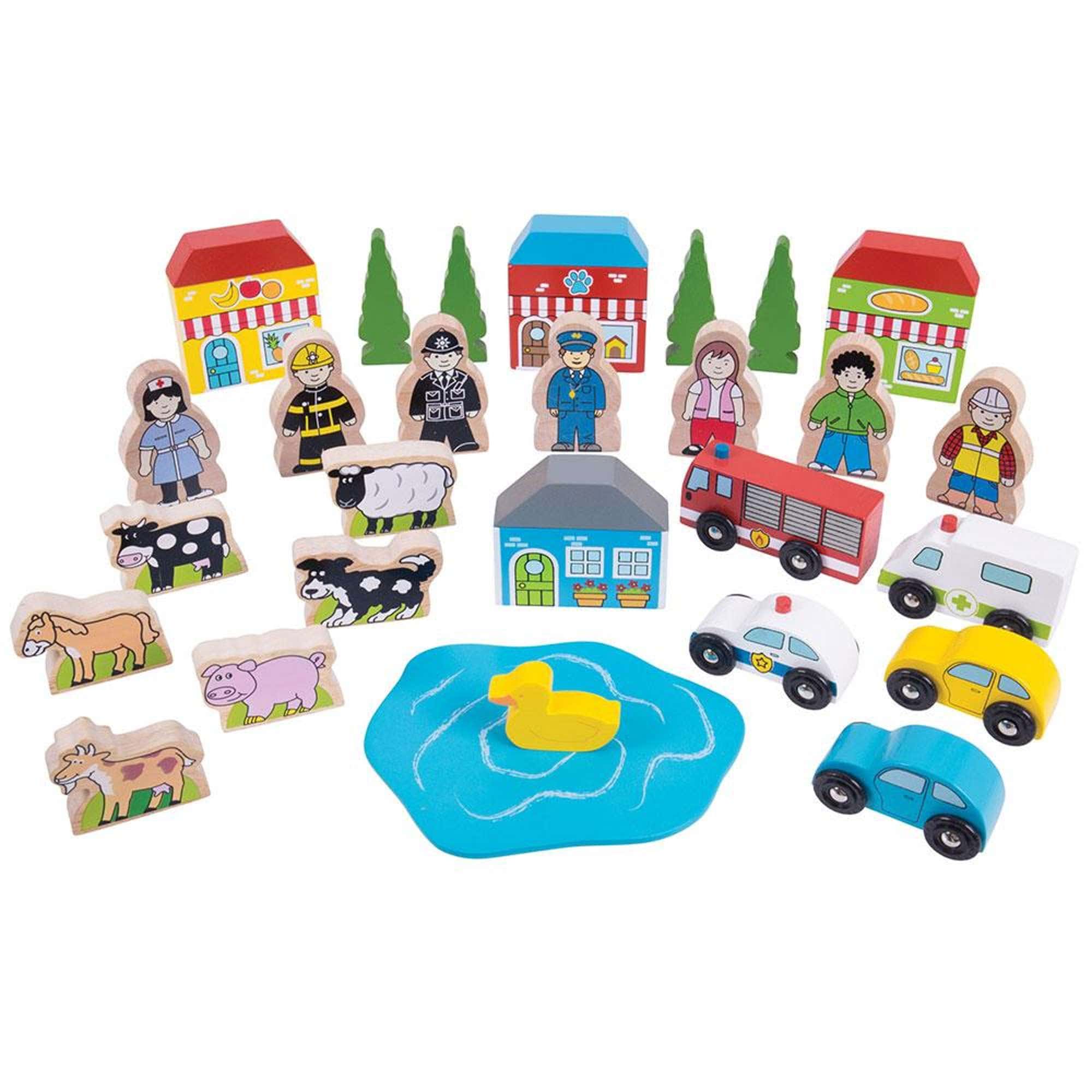 Bigjigs Rail Bigjigs Rail Trackside Accessory Set