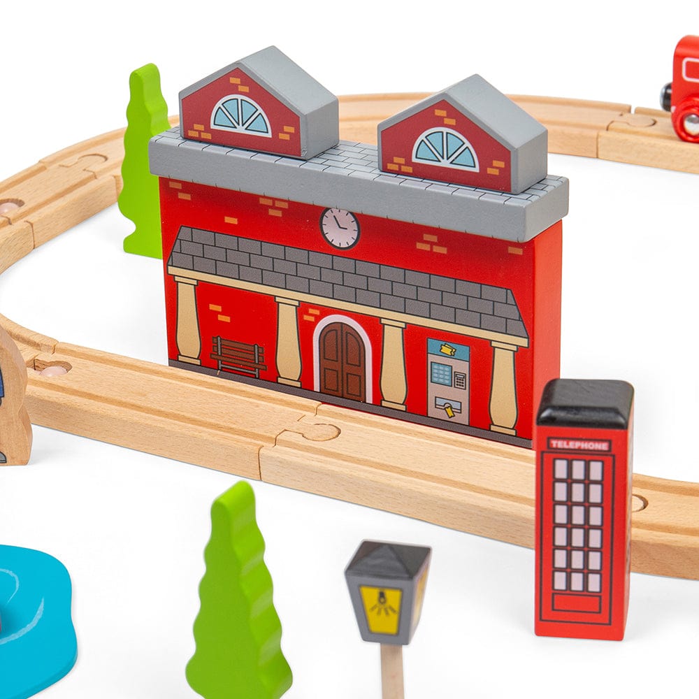 Bigjigs Rail City Road and Railway Set