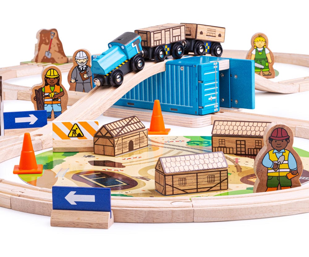 Bigjigs Rail Construction Train Set