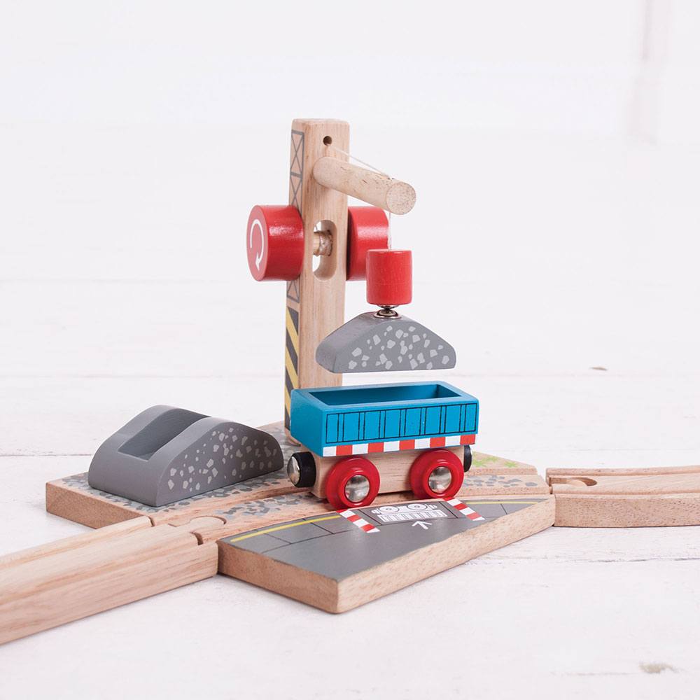 Bigjigs Rail Gravel Crane