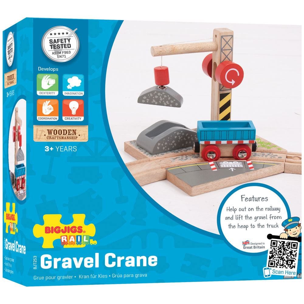 Bigjigs Rail Gravel Crane