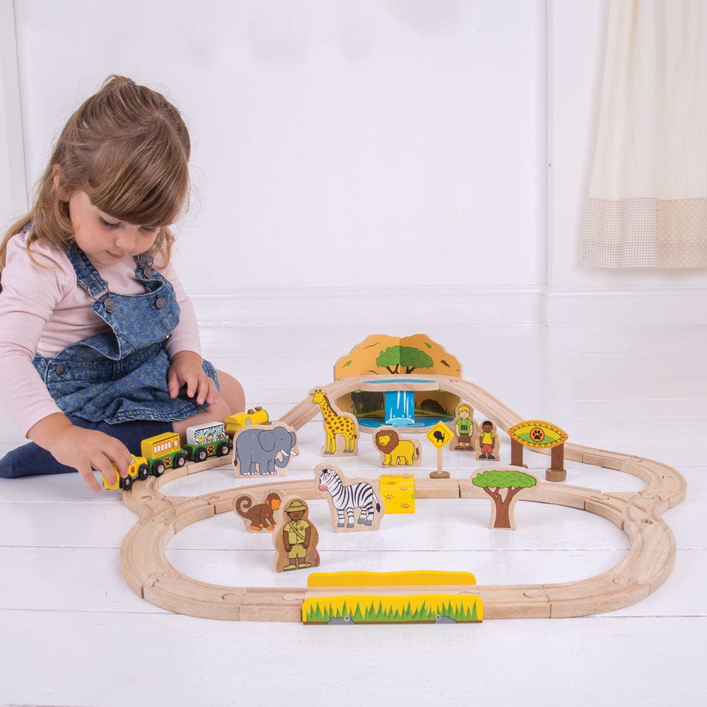 Bigjigs Rail Safari Train Set