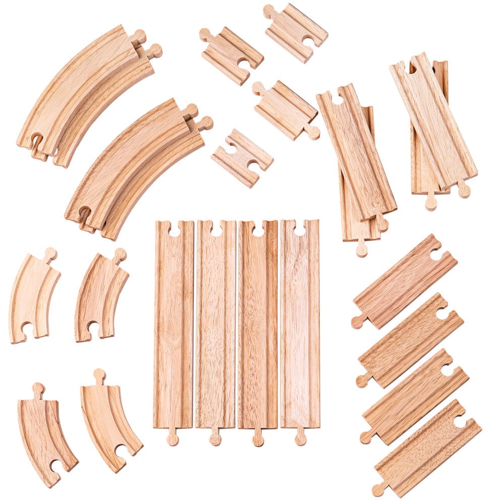 Bigjigs Rail Straights & Curves Track Pack