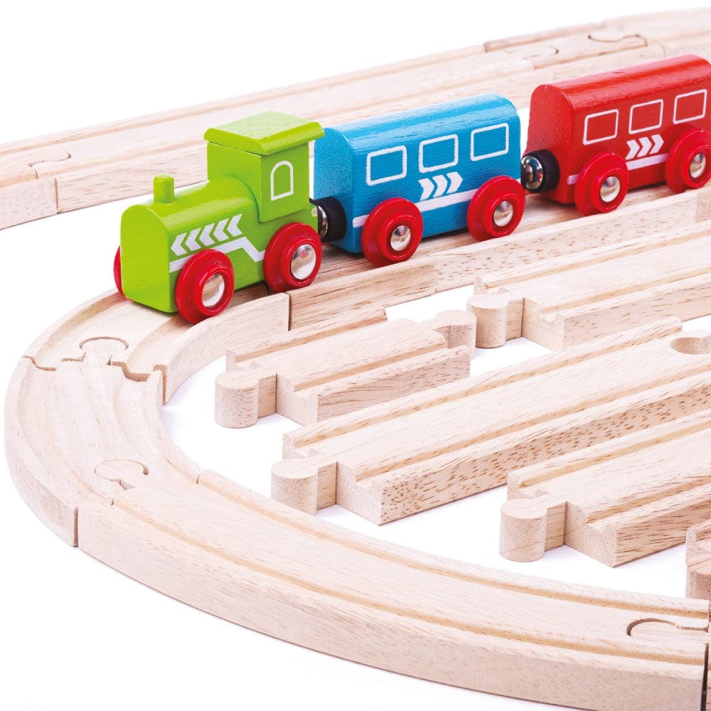 Bigjigs Rail Straights & Curves Track Pack